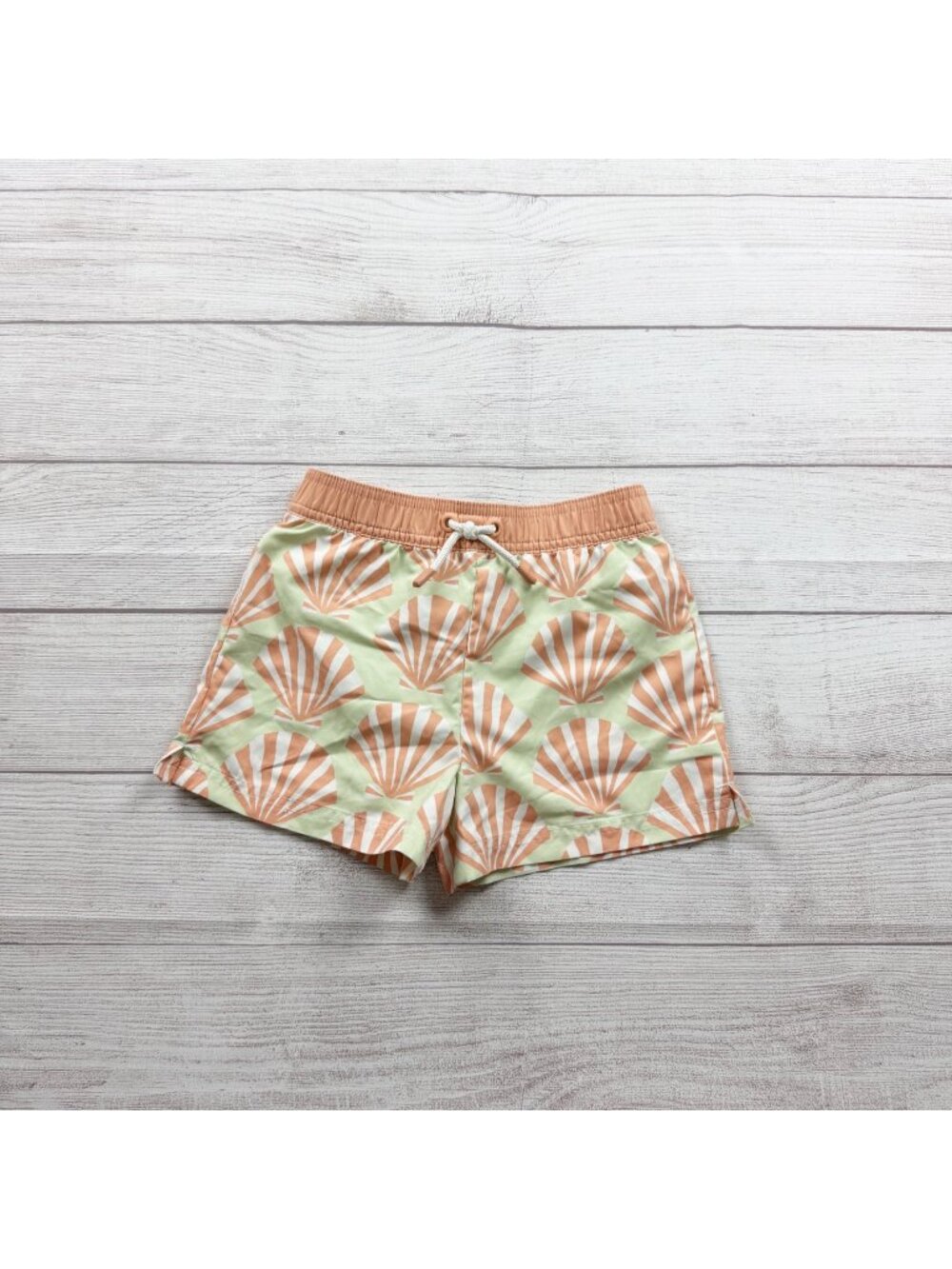 Little Co. By Lauren Conrad Boys Swim Trunks Seashell Print Mesh Lined 4T